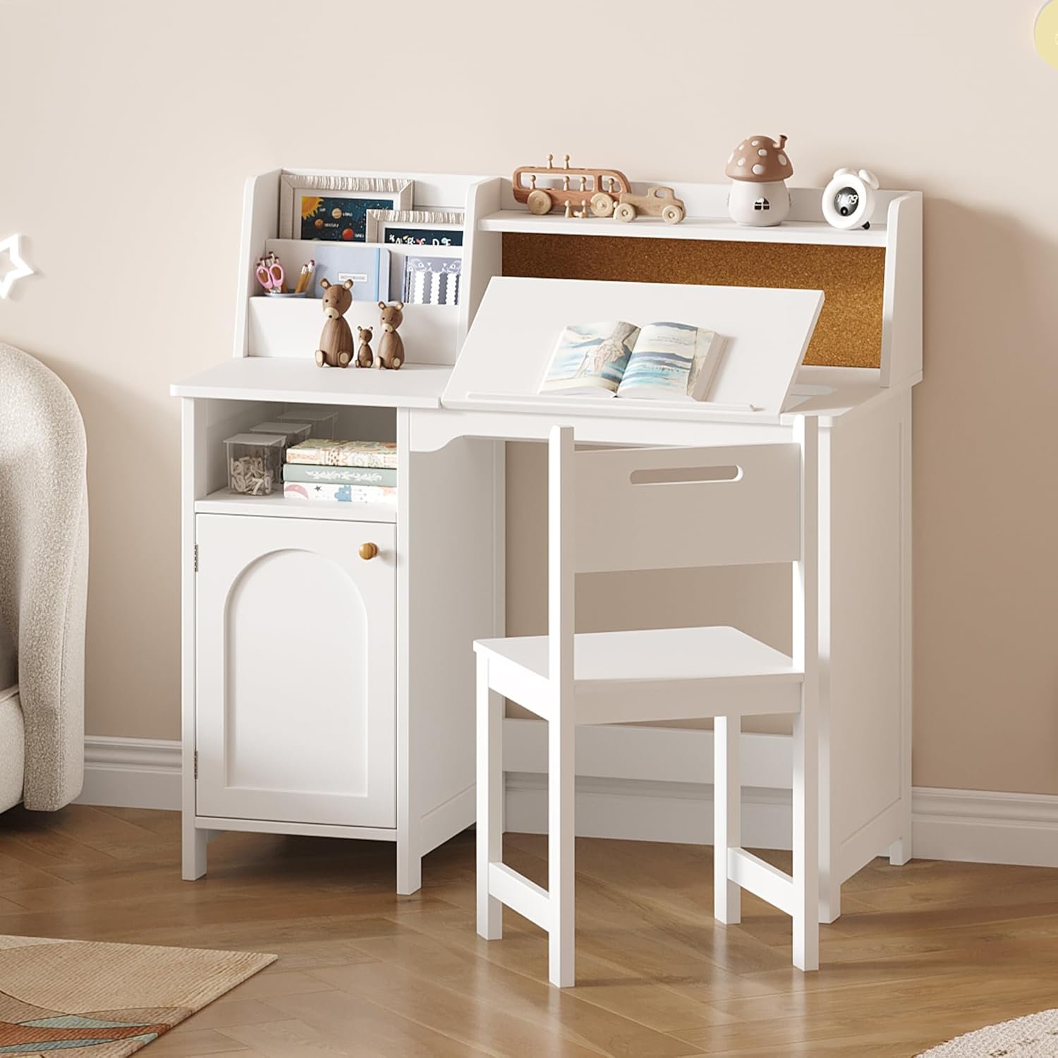 Children's Study Desk and Chair Set - Image 2